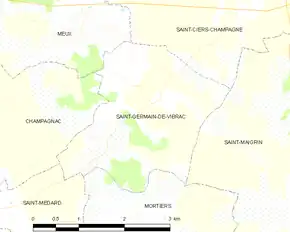 Poziția localității Saint-Germain-de-Vibrac