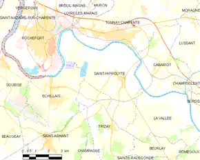 Poziția localității Saint-Hippolyte