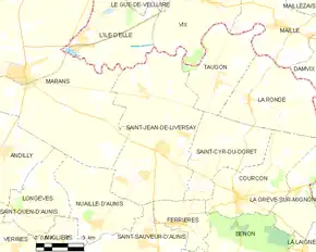 Poziția localității Saint-Jean-de-Liversay