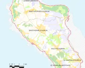 Poziția localității Saint-Pierre-d'Oléron