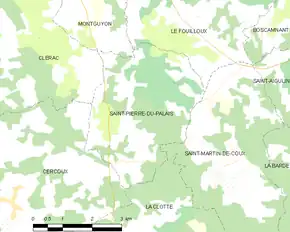 Poziția localității Saint-Pierre-du-Palais