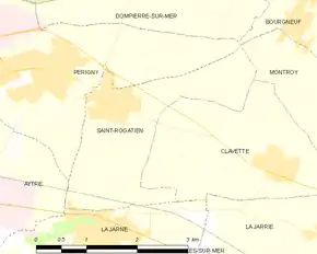 Poziția localității Saint-Rogatien