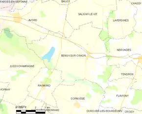 Poziția localității Bengy-sur-Craon