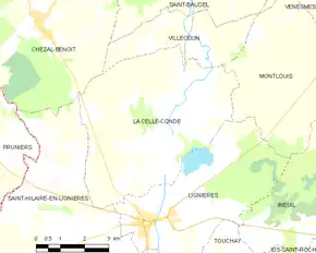 Poziția localității La Celle-Condé
