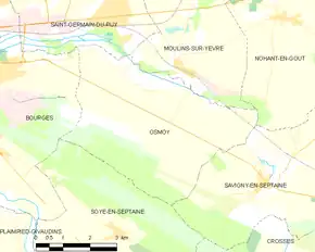 Poziția localității Osmoy