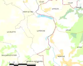 Poziția localității La Perche