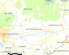 Poziția localității Saint-Pierre-les-Étieux