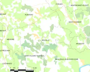 Poziția localității Neuville