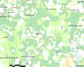 Poziția localității Palisse