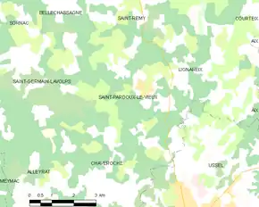 Poziția localității Saint-Pardoux-le-Vieux