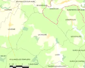 Poziția localității La Chaume