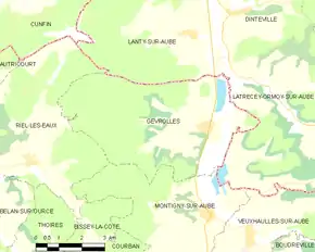 Poziția localității Gevrolles
