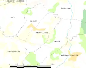 Poziția localității Magny-la-Ville