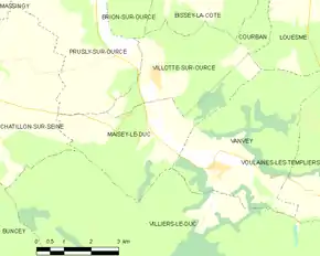 Poziția localității Maisey-le-Duc