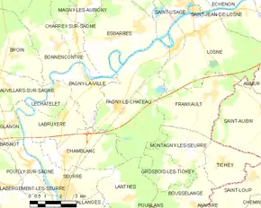 Poziția localității Pagny-le-Château