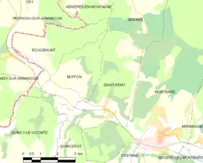 Poziția localității Saint-Rémy