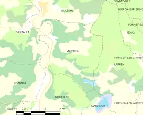 Poziția localității Villedieu