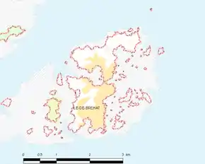 Poziția localității Île-de-Bréhat