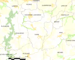 Poziția localității Cavan