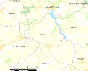 Poziția localității Dolo