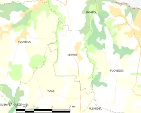 Poziția localității Kerfot