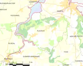 Poziția localității Plourivo