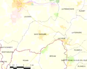 Poziția localității Saint-Barnabé