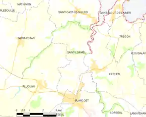 Poziția localității Saint-Lormel