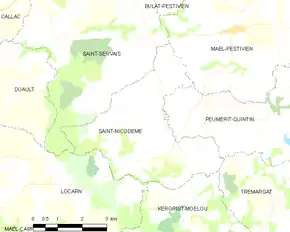 Poziția localității Saint-Nicodème