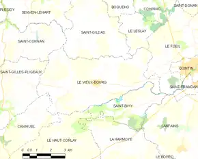 Poziția localității Le Vieux-Bourg