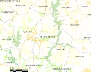 Poziția localității Le Vieux-Marché
