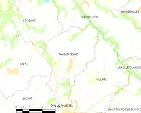 Poziția localității Maison-Feyne