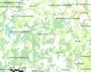 Poziția localității La Nouaille