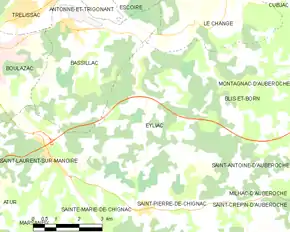 Poziția localității Eyliac