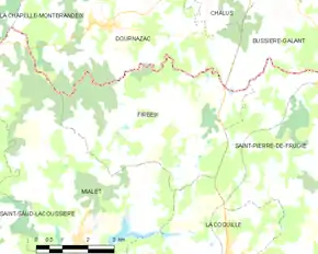 Poziția localității Firbeix