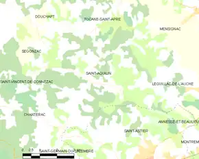 Poziția localității Saint-Aquilin