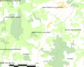 Poziția localității Saint-Front-la-Rivière