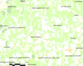 Poziția localității Saint-Geniès
