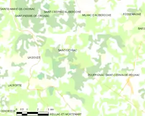 Poziția localității Saint-Geyrac