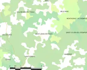 Poziția localității Saint-Jean-d'Eyraud