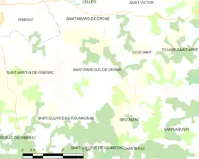 Poziția localității Saint-Pardoux-de-Drône