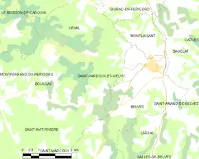 Poziția localității Saint-Pardoux-et-Vielvic
