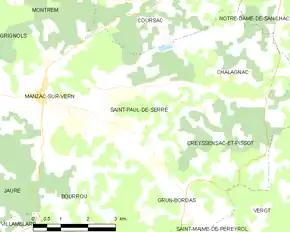 Poziția localității Saint-Paul-de-Serre