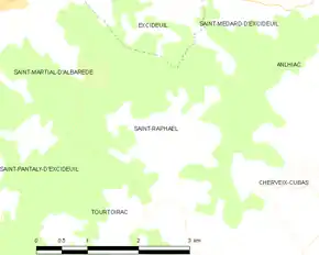 Poziția localității Saint-Raphaël