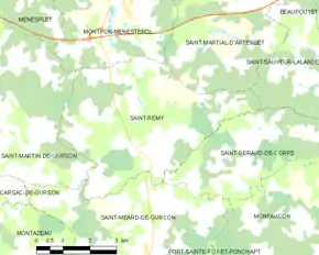 Poziția localității Saint-Rémy