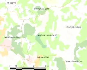 Poziția localității Saint-Vincent-le-Paluel