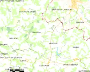 Poziția localității Sarlande