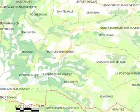 Poziția localității Buis-les-Baronnies
