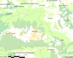 Poziția localității Dieulefit