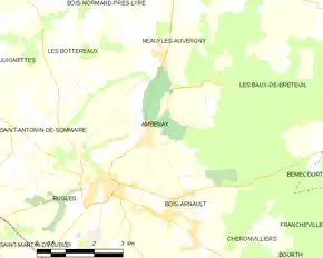 Poziția localității Ambenay